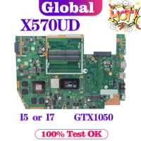 KEFU X570UD Notebook Mainboard For ASUS TUF YX570U YX570UD X570U FX570U FX570UD Laptop Motherboard I5 I7 8th Gen GTX1050