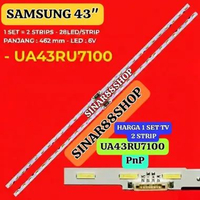 BACKLIGHT TV SAMSUNG 43" 43 INC UA43RU7100 INCH 43inch 43inc BL BEKLIT LAMPU