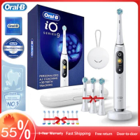 Oral B iO9 Plus AI Smart Electric Toothbrush Bluetooth APP Visible 3D Analog Teeth Magnetic Charger Pressure Sensor Toothbrush