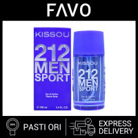 Kissou Parfum Pria Kissou 212 Men Sport Eau de Parfum isi 100 mL