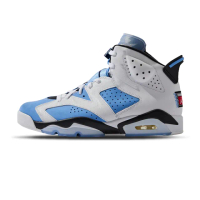 【NIKE 耐吉】Air Jordan 6 Retro 男鞋 藍色 北卡藍 AJ6 休閒 籃球鞋 CT8529-410