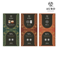 AURO Chocolate 奧洛頂級巧克力 70%-85% 3片組(BO0100)