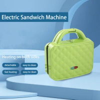 Electric Sandwich Maker Breakfast Machine Takoyaki Toast Pressure Toaster for Household Multifunction Sandwichera Cooking MB43