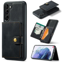 Detachable Wallet PU Leather Case For Samsung Galaxy S23 S22 Ultra S21 S20 FE Note 20 10 9 8 Plus Card Pocket Magnetic Cover Bag