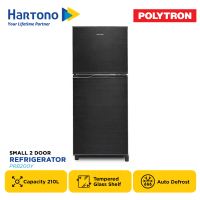 POLYTRON KULKAS 2 PINTU KECIL SMALL 2 DOOR REFRIGERATOR PRB200Y