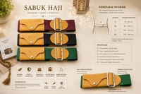 Sabuk Haji Umroh Sabuk Silat Sabuk Ihram Sabuk Betawi Sabuk Dewasa M HIJAU