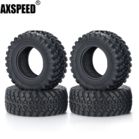 AXSPEED 4PCS Soft Rubber Wheel Tires 38x15mm Tyres for 1/18 Kyosho MINI-Z 4x4 Jimny RC Crawler Car Upgrade Parts