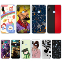 S2 colorful song Soft Silicone Tpu Cover phone Case for Xiaomi mi A2/A2 lite/Mix 3