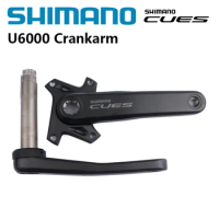 Shimano CUES 2-PIECE CRANKSET FC-U6000 Bike Crank 170mm 1x9s/10s/11s Crankarm For MTB Mountain Bike Original Shimano