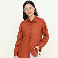Geulis.id DAILY SHIRT BRIGHT SERIES (12 warna) KEMEJA KERJA / KEMEJA ANTIKUSUT / KEMEJA POLOS S BRIC