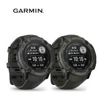 GARMIN INSTINCT 2X Solar 本我系列 太陽能GPS腕錶-石墨黑/松石綠