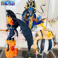 Bandai Anime One Piece Ex Ab Ichiban Kuji Dragon Reward Queen King Kaido Action Figure High Quality Collectible Ornament Toys