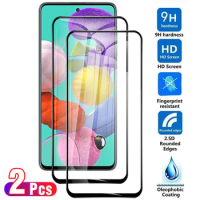 2pcs Full Protective tempered glass For Samsung Galaxy A51 M51 screen protector on a 51 m5 5 a5 1 tampered tempred temper glasd