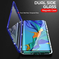 360 Full Protection metal magnetic Case For VIVO V30 V21E 4G V25E V29 Lite 5G V27 Pro Double-Sided Glass Cover Cases