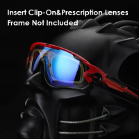 Millerswap Insert Clip-On Prescription Clip &amp; Custom Prescription Lenses for Oakley Jawbreaker Sunglasses