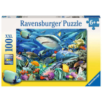 Ravensburger 維寶拼圖 鯊魚礁 100片