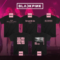 COD NEW!! BLACKPINK - เสื้อยืดคอนเสิร์ต DEADLINE World Tour ผู้ใหญ่ Cotton Custom TeeS-5XL