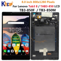 New For Lenovo TAB3 8.0 850 850F 850M TB3-850 TB3-850M TB-850M Tab3-850 Touch Screen Digitizer Glass + LCD Display Assembly