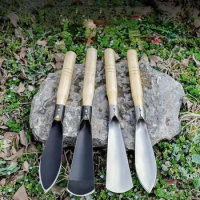 2Pc Stainless Steel Gardening Shovel Flower Planting Shovel Garden Wooden Handle Home garden tools Small Home Shovel Spade