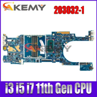 203032-1 FOR HP Pavilion 14-DY 14T-DY Laptop Motherboard With i3 i5 i7 11th Gen CPU 100% Fully Tested