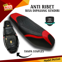 Cover sarung tutup pelindung / kulit Jok Motor Matic Bebek, Vario Beat Nmax Pcx Model Perisai tanpa 