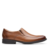 【Clarks】男鞋 Whiddon Step 寬楦設計套入紳士鞋 皮鞋(CLM52917D)