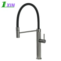 SUS304 Faucets kitchen sink Mixer Dark Grey 360 Degree Rotation 3way Water Purification Feature Kitchen taps Water Filter Faucet