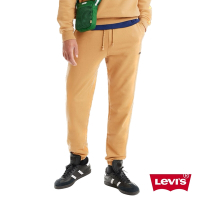 Levis Gold Tab金標系列 男款 重磅縮口棉褲 / 精工刺繡Logo / 405GSM厚棉 大地黃