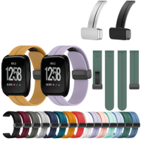 Sport Silicone Strap for Fitbit Versa Lite Versa 2 Magnetic Buckle Watch Band For Fitbit Versa SE