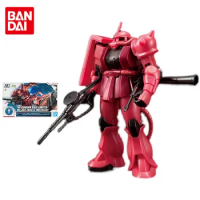 Bandai Gundam Model Kit Anime Figure Base Limited HG MS-06S Zaku 2 Metallic Genuine Gunpla Action Toy Figure Toys for Children
