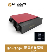 【Lifegear 樂奇】HRV-350GH2 變頻全熱交換機(數位液晶控制-220V)