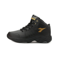 DIADORA 2E 皮面高筒籃球鞋 黑 DA9AMB7370 男鞋