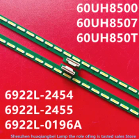 FOR LG 60UH8500 LC600EQF DJ F1 60'' V16 AS1 2454 Rev02 2 L/R-type 6916L-2454A 2455 6V 78LED 658MM LED backlight strip