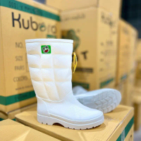 Kuboro [รองเท้าบูทกบ 12 นิ้ว A-1000 Rubber Rain Boots บู้ตยางทำนา บู้ทตลาดสด A1000 บู๊ตกบ A-1500 คํา