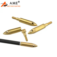 6/12pcs Whistle Broadhead 145/150 grain Copper Archery Arrowhead Tips Arrow Points Outdoor Shooting Hunting Sport Accessories