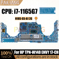 For HP TPN-W148 ENVY 17-CH Laptop Mainboard 203036-1 i7-1165G7 N18S-G5-A1 2G M45794-601 Notebook Motherboard