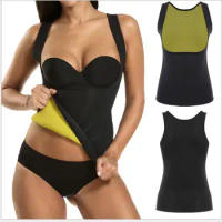 Plus Size Neoprene Sweat Sauna Hot Body Vest Waist Trainer Slimming Vest Weight Loss Waist aper Corset