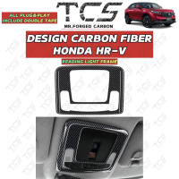TCS NEW FACELIFT CARBON FIBER READING LIGHT FRAME GARNISH ACCESSORIES Suitable For HONDA HRV 2022-20