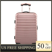 iFLY Hardside Fibertech Carry-on Luggage, 20", Rose Gold Carry On Luggage