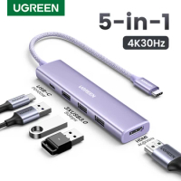 UGREEN USB C HUB Type-C to HDMI Adapter 4K30Hz PD100W Dock USB-C 3.1 Splitter for MacBook iPad Pro Air Huawei USB 3.0 HUB