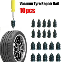 10Pc Car Tubeless Vacuum Tyre Puncture Repair Kit Screw Nails Tire Patch Plug Fix Tire Repair Mushroom Nails