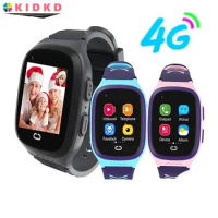 Kids Smart Watch 4G GPS Tracking IP67 Waterproof student Smartwatch Security Fence SOS SIM Call Sound Guardian For Boy Girls
