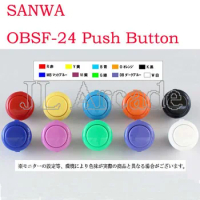 Original Sanwa 24mm Push button OBSF-24 Japan Sanwa Arcade Button Jamma MAME Start Button DIY Parts