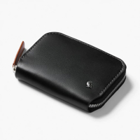 【Bellroy】Folio Mini 拉鍊皮包 零錢包 卡片收納包 RFID防盜(黑色)