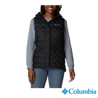 Columbia 哥倫比亞 女款 - Omni-Heat鋁點保暖連帽背心-黑色 UWR17270BK/FW22
