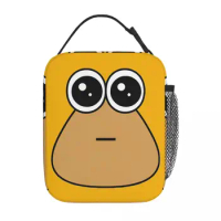 My Pet Alien Pou Thermal Insulated Lunch Bag for Office Portable Food Bag Cooler Thermal Lunch Boxes