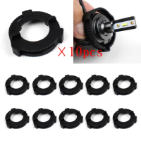 10Pcs Led Adapter H7 For New Ford Focus Fiesta Black Holder Socket Base Car Headlight Bulb Retainer Automotive Accessories D129