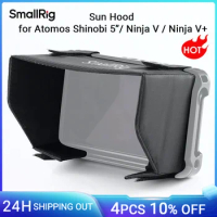 SmallRig Monitor Sun Hood for Atomos Ninja V 5" 4K Recording Monitor Cage Screen Sun Shield Hood -2269