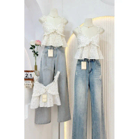 NN635 เสื้อสายเดี่ยวลายดอกไม้ผ้าปักฉลุ Peekanong พิมพ์  กด  ผักผลไม้ แม่พิมพ์  ทํา  อาหาร  เด็ก ฝา  