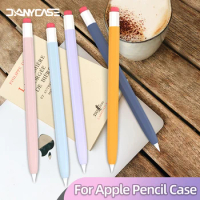 For Funda Apple Pencil 1 2 Case Duotone Soft Silicone Protective Cover 1st 2nd Generation iPad Pencil Skin For Apple Pencil Case